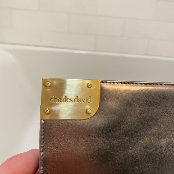 Charles David Silver Clutch - Picture 2 of 13